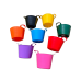 7 Litre Flexi Tub / Buckets / Home Garden Flexible Storage Various Colours x5 7 Litre Flexi Tub / Buckets / Home Garden Flexible Storage Various Colours x5